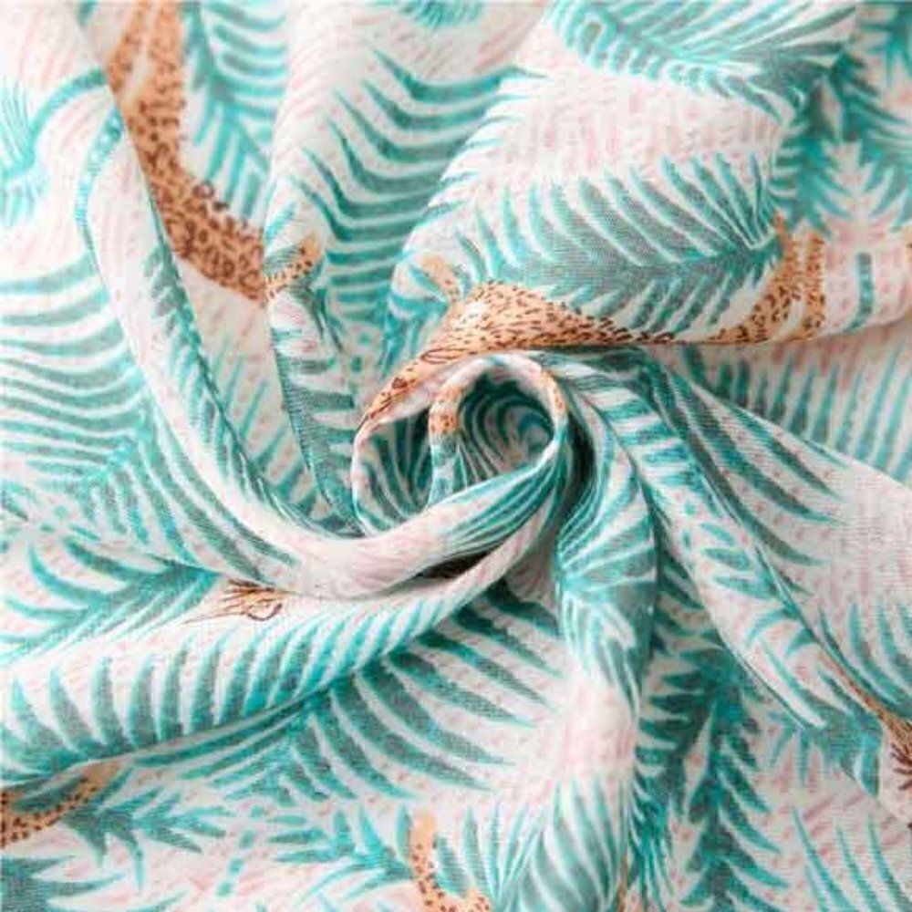 Ladies Lovely Tropical Scarf - Picture 6 of 6
